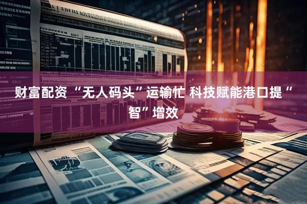财富配资 “无人码头”运输忙 科技赋能港口提“智”增效