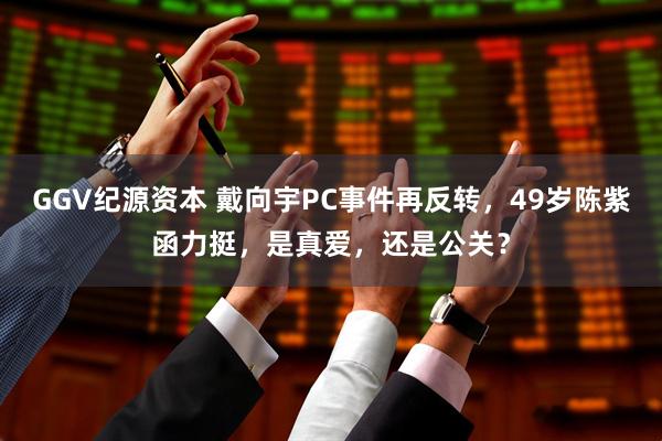 GGV纪源资本 戴向宇PC事件再反转，49岁陈紫函力挺，是真爱，还是公关？